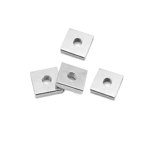 Scmyzlyd Vierkantmuttern M5 M6 M8, 20 Stück