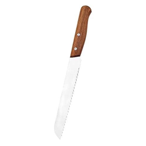 Ciieeo Coltello Per Tagliare Fette Di Pane Utensile in Acciaio Inox Per Tagliare Pane Toast e Torte Design Multiuso e Taglierina