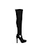 GUESS Womens Tailia Faux Leather Dressy Thigh-High Boots, Black 002, 5.5 Medium (B,M)