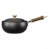Prestazioni culinarie non rivestite: la nostra padella in ferro non rivestita distribuisce uniformemente il calore in tutta la sua cottura, consentendo al cibo di sviluppare sapori ricchi e perfezionare il modo naturale per ottenere risultati di qualità da ristorante senza rivestimenti artificiali.