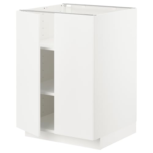 Meuble bas METOD 2 portes blanc Veddinge pour optimiser les espaces restreints - 2