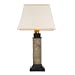 Torch Light ST913B Wireless All Weather Wicker Table Lamp, Natural Slate