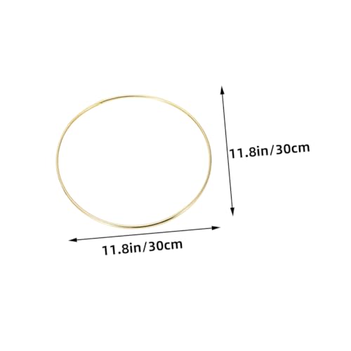 Aros de hierro para macramé Amosfun que evitan deformaciones al tejer 8