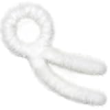 SOGUGOM White Marabou Feather Boa - 22g 2 Yards Boas for Party Bulk, Wedding, Halloween, Home Holiday Decoration(White)