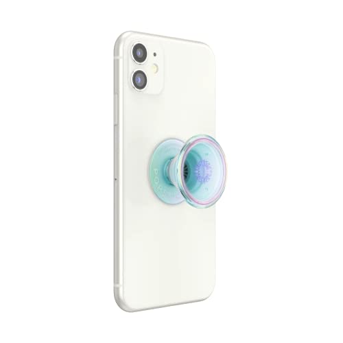 PopSockets PopGrip – Suporte expansível e aderência com parte superior intercambiável – Iridescente