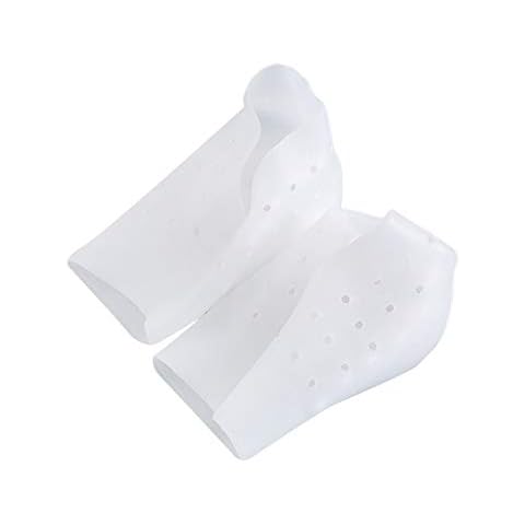 Female Men'S Invisible Heightening Artifact Bionic Silicone Half Cushion Not Tired Foot Heightening Cushion 2Cm White Cover