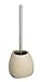 Wenko Peacock Ceramic Toilet Brush, 12.5 x 38.5 x 12 cm, Ceramic, Beige, 12,5 x 38,5 x 12 cm