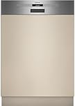 NEFF S147YCS03E, N 70, Smarter Geschirrspüler Teilintegriert, 60 cm, Made in Germany, Besteckschublade, Zeolith-Trocknung, besonders leise Spülmaschine, höhenverstellbarer Oberkorb, Schmutzerkennung