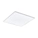 Produktbild EGLO Deckenleuchte Turcona, LED Panel aus Metall und Kunststoff, rahmenlose Deckenlampe in weiß, Deckenbeleuchtung wamweiß, Flurlampe Decke 45 x 45 cm