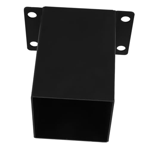 DIYEAH Post Base Flange Heavy Duty Pavilion Column Base for Deck Fence Posts Black