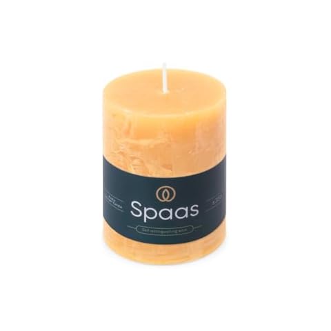Spaas Rustic Unscented Pillar Candle 70/95 mm Cover