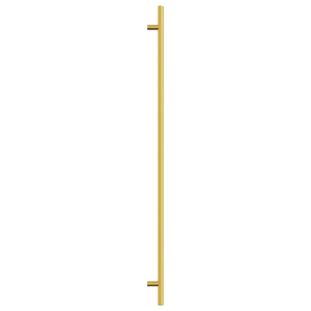 Möbelgriffe 10 Stück Golden 480 mm Edelstahl Schubladengriffe Türknäufe Möbelbeschläge für Schrank, Kommode, Küche, Bad, Schlafzimmer, Wohnzimmer, DIY, Renovierung, Upcycling