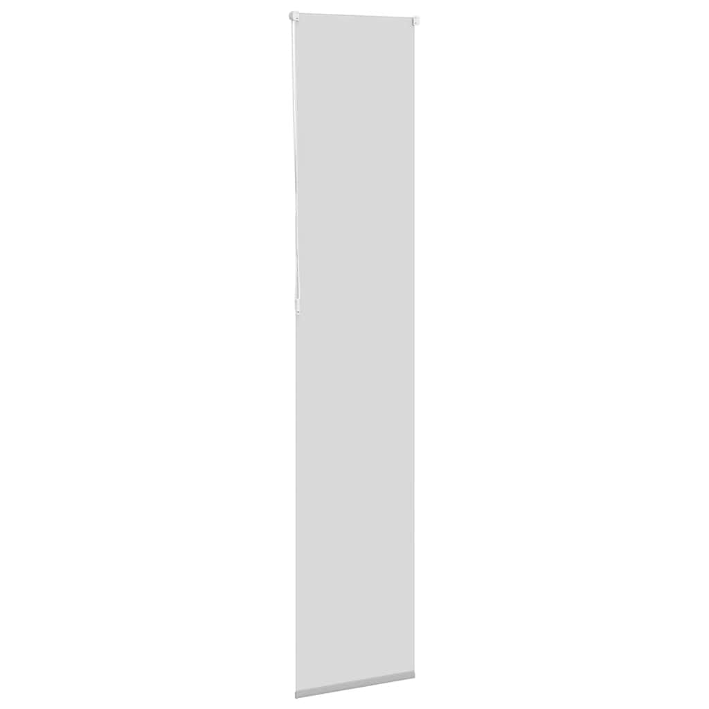 Store Enrouleur occultant Gris Clair en Polyester 55,7 cm Largeur Tissu, avec Supports de Serrage sans perçage, Hauteur 230 cm, adapté pour fenêtres, Portes ou Baies vitrées