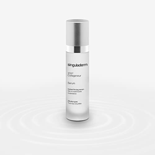 Singuladerm XPERT Collageneur Sérum - Efecto Lifting Inmediato - 50 ml - Tratamiento Antiedad y Reductor de Arrugas - Activa la Prodcucción de Colágeno, Elastina y Ácido Hialurónico, Blanco Cover