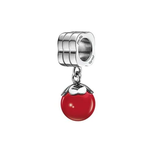 Abalorio Folli Follie 3P16F014R Rojo Pequeño de 1 cm para Joyería Femenina