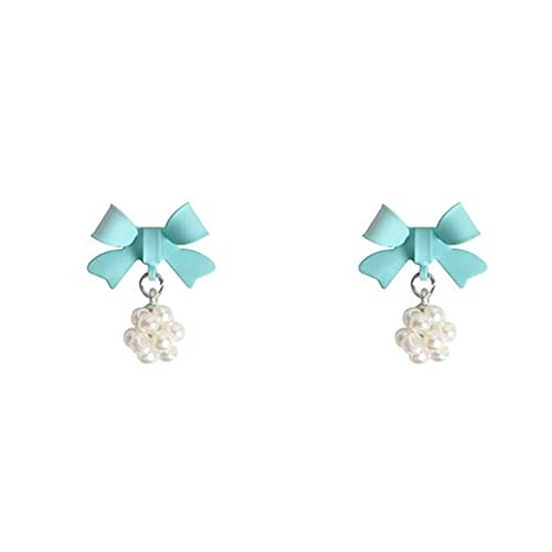 Bijoux de boucles d'oreilles bleu arc pour vos soirées de gala