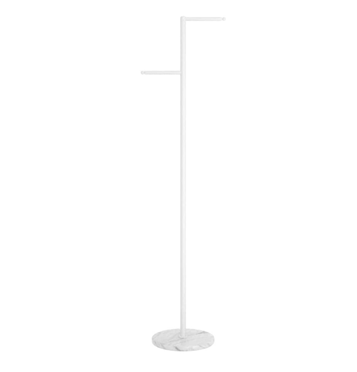 IWENZHKPA Coat Rack Metal Coat Rack Floor-standing Stand Modern Hanger Hotel Bedroom Shelf Marble Base Freestanding(E)
