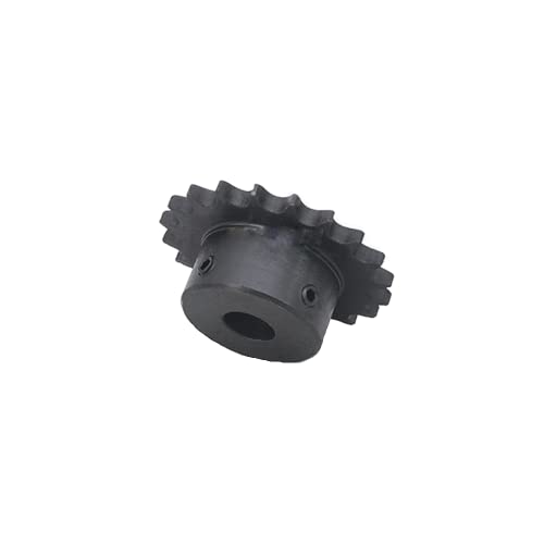 HNNBTYYQF Tooth Roller Chain Sprocket, #35 Chain Drive Sprocket Wheel 23 Teeth 06B23T - 17mm Bore 3/8" Pitch with Set Screws