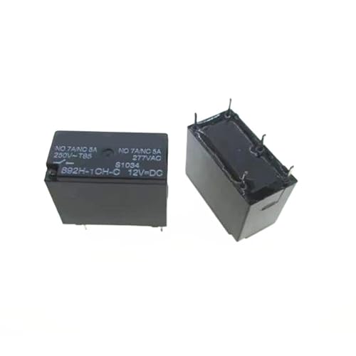 Relais 12V 892H-1CH-C interrupteur électromécanique 5A 250V broches DIP5 commande CC