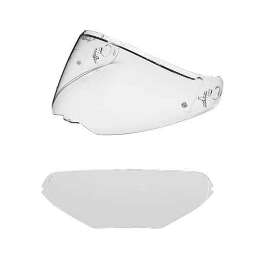 EvoParts Visiera trasparente per Nolan N100-5 N100-5 plus 90-3 + antifog incluso