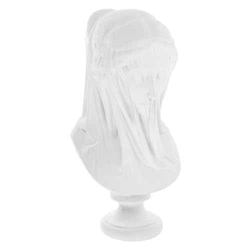 UKCOCO Busto Statua Ragazza in Resina Scultura Da Piccola Decorativa Statuina Greca