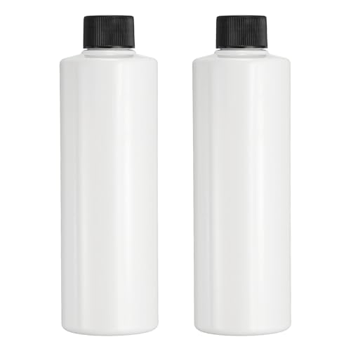 Bouteilles de voyage uxcell 237ml en plastique blanc flacon vide 8oz