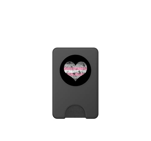 PopSockets PopWallet MagSafe Demigirl Cœur : porte-carte et support pour smartphone - 2