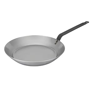 Matfer Bourgeat Black Carbon Steel Frying Pan, 11 3/4″