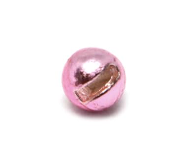 FullingMill Slotted Tungsten Beads - Lt Pink 3.2mm