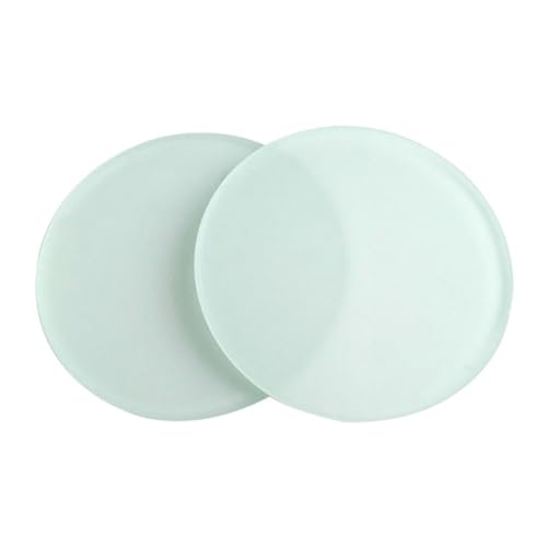 顕微鏡キット 2 個直径 95 ミリメートル半透明ボードつや消し作業ステージラウンド標本の厚さ 4 ミリメートル実体顕微鏡用 顕微鏡レンズアダプター