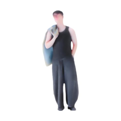 Figurines masculines 1/64e peintes à la main pour micro-scène et accessoires de cinéma