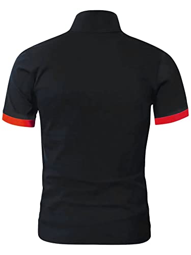 Lyon Becker - Polo da uomo a maniche corte, 100%