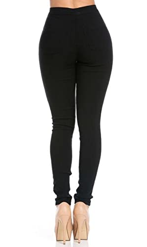 SOHO GLAM Super High Waisted Stretchy Skinny Jeans4