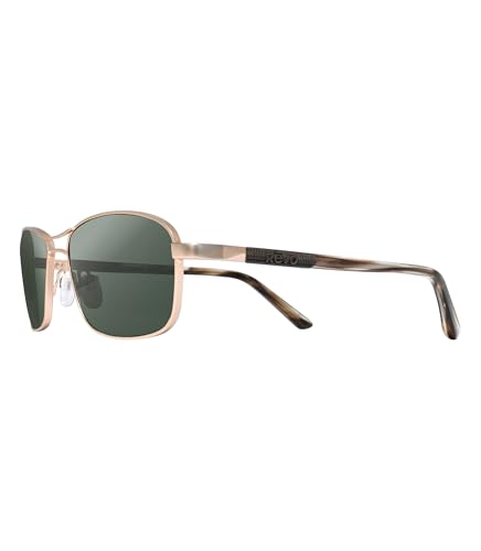 Revo Sunglasses Clive: High-contrast Polarized Crystal Glass Lens with Metal