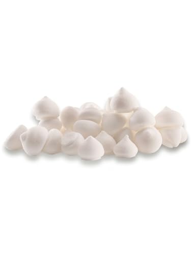 Dekora 210063 Mini Decoración Meringue para Tartas, Blanco