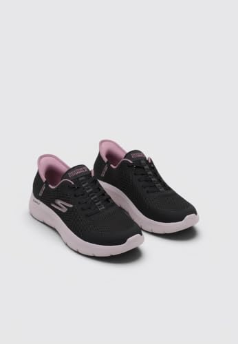 Image of Skechers Women's Go Walk Flex Grand Entry | Hands Free Slip-Ins, Air-Cooled Memory Foam Insole, ULTRA GO Cushioning, Machine Washable, Vegan