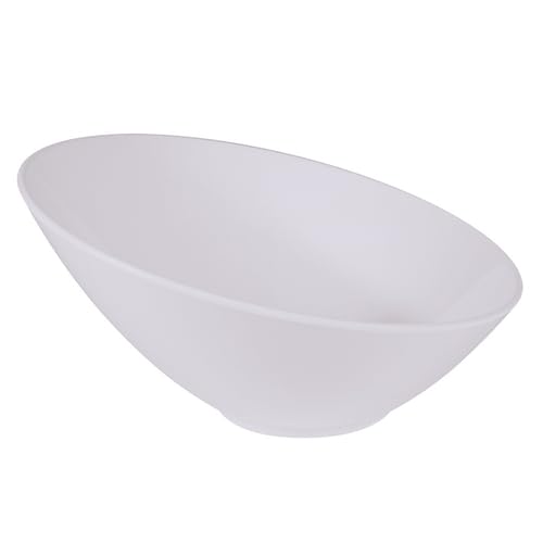 CR807W Bowl, 35 oz., 10-1/3" Dia. x 5-5/16"H, Cascading, Break-Resistant, Dishwasher Safe, Melamine, Classic, White, BPA Free, NSF, Pack of 12