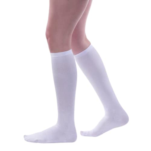 Image of Allegro Women's 8-15 mmHg Premium 249 Ribbed Dress Sock Compression Socks, Comfortable Support Garments for Women