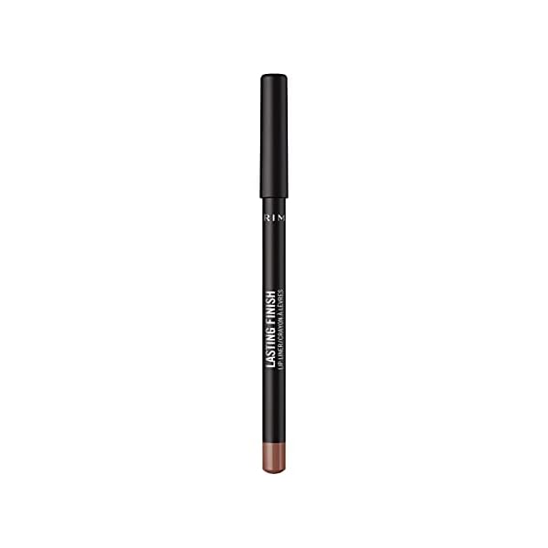 Rimmel Lasting Finish 8HR Soft Lip Liner Pencil - Vibrant, Blendable Formula to Lock Lipstick in Place for 8 Hours - 705 Cappuccino, .04oz