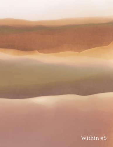 Within #5: Abstract Landscape Unlined Book - Writing Journal Notebook (Diary, Sketchbook) - Home School Supplies for K-12 & College Students - Large 8.5 x 11 - Blank 100 Pages image 2