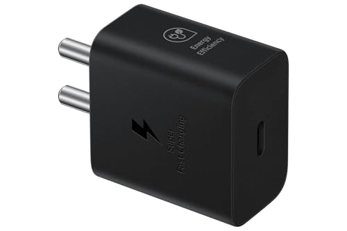 Image of Samsung 45W C-Type Super-Fast Charger Adapter for Samsung Galaxy S25 /S25 Plus /S25 Ultra /S24 /23 /22 /21 (Ultra /Plus /FE) A56 /Note 20 /S10 5G /9 /8 /M16 (S /A /F /M Series) USB C PD 3.0 Charge Adapter