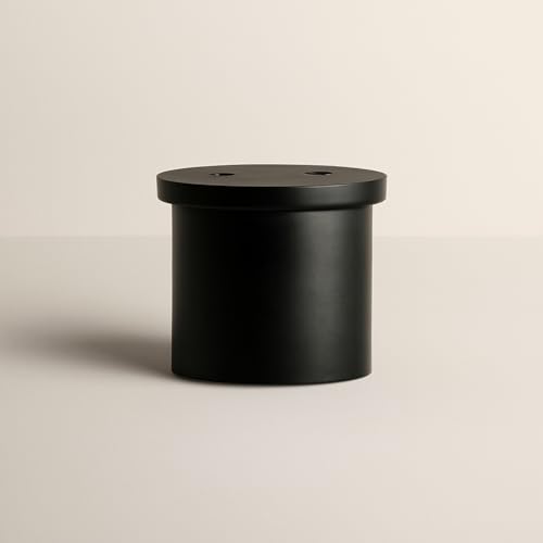 Image of Elite Heavy Black Curtain Bracket | Wall to Wall Bracket for 1inch Stainless Steel Curtain Rod and Wardrobe Rod Suitable for 25mm Curtain Pipe- 2pcs (Black)