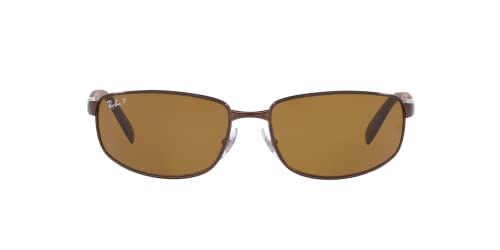 Image of Ray-Ban Man Sunglasses Gunmetal Frame, Crystal Green Lenses, 61MM