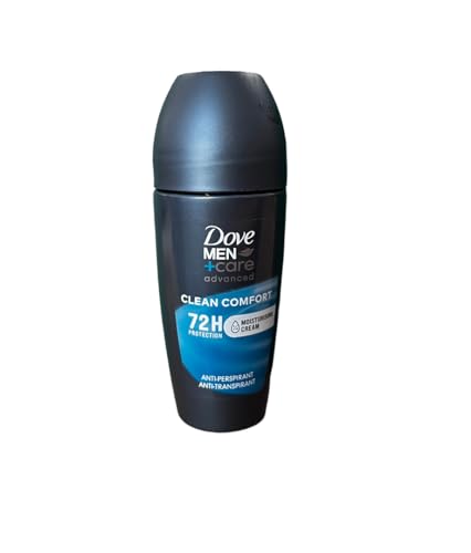 Dove Men+Care Anti-Transpirant Deo 3er Pack Roll-On für 48 Stunden Schutz Clean Comfort 0% Alkohol (3 x 50 ml)