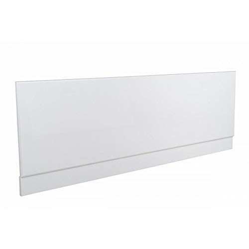 VeeBath WBPW170 Panel de baño Lateral Delantero Universal Acubase de Madera MDF Ajustable 1700 mm, Blanco, 1700mm WaterProof Cover