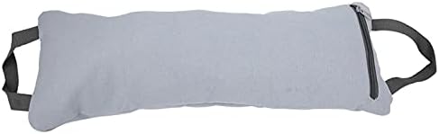 CUEA Yoga Sand Bag, Yoga Sandbag Workout Thin Arm Weightlifting Sandbag, with Two Handle Design, for Yoga Weights and Resistance Training, Not Filled with Sand, 8.3x20.9In, grey