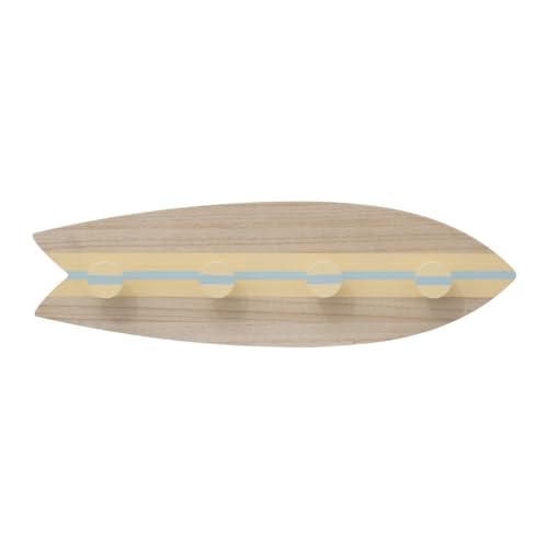 Hogar y Mas Perchero Pared Madera Surf 16,5X4,8X54,5CM