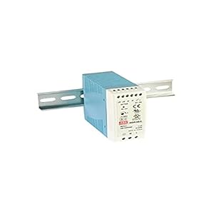 DIN-rail voeding 50W 5V 10A; MeanWell, MDR-60-5 ; DIN-rail voeding