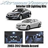 XtremeVision LED interior para Honda Accord 2003-2012 (12 piezas) kit de LED interior blanco frío + herramienta de instalación