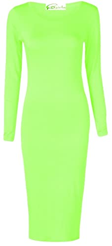 Crazy Girls Maxi abito midi aderente da donna a